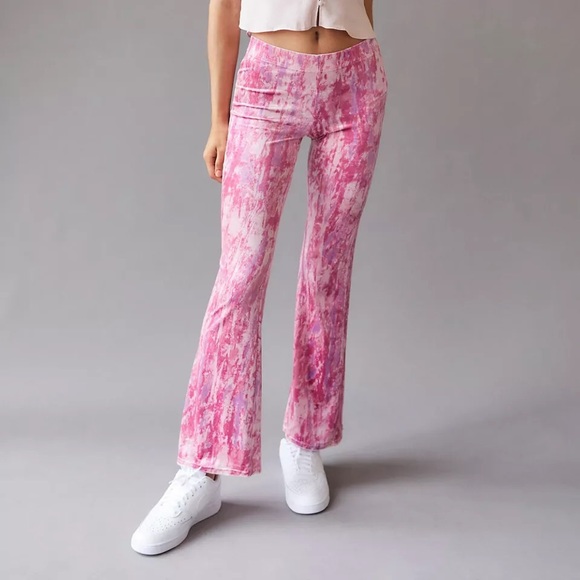 Urban Outfitters Pants - URBAN OUTFITTERS Velvet Low Rise Flare Pant
